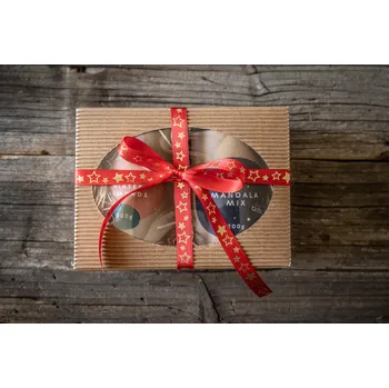 Čokoláda Čokoládovna Lyra Dárkové balení s vánoční stuhou 400 g