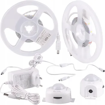 LED osvětlení LED pásek se senzorem pohybu Goldlux 12 V 2 m neutrální bílá, 2 kusy