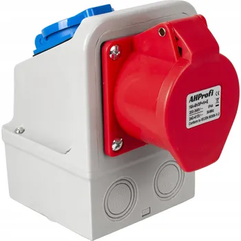 Elektrická zásuvka AHProfi nástěnná Elektrická Zásuvka černá