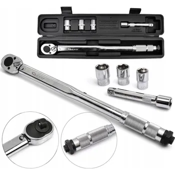 Klíč Momentový klíč + Sada nástrčných hlavic 28-210 Nm 1/2"