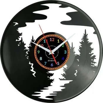 Hodiny Nástěnné hodiny s motivem LP desky – moderní dekorace, dárek k narozeninám