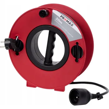Napájecí kabel PRODLUŽOVACÍ KABEL BUBNÍK STAVEBNÍ PROMAX 20M 1 ZÁSUVKA H05VV-F 3G1.5