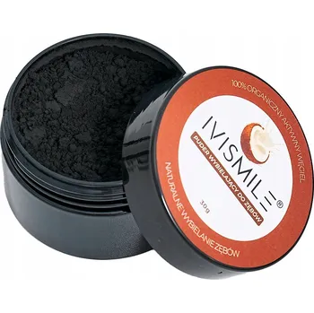 Dentální hygiena Ivismile Bělící prášek na zuby s aktivním uhlím a kokosovou příchutí