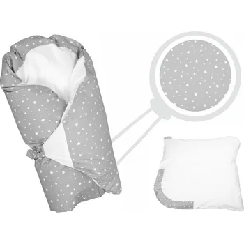 Dětská deka Eva Kiedroňová Povlak - Dráček - Vintage holubí šeď