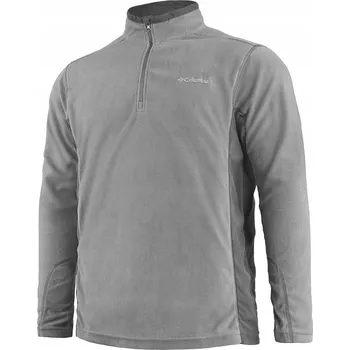 Pánská mikina Mikina Columbia Klamath Range II šedá fleecová Fleecová Mikina