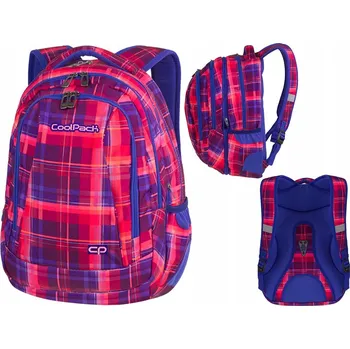 Školní batoh CoolPack s více přihrádkami fialový, růžový 29 l