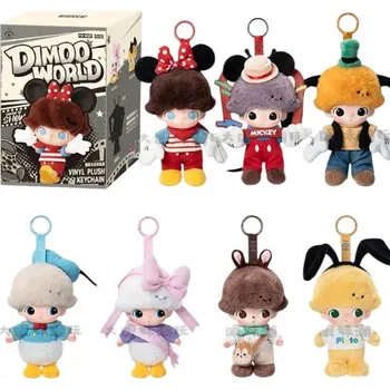 plyšák Plyšová Hračka přívěsek na klíče plyšový Dimoo World - sběratelská figurka blind box