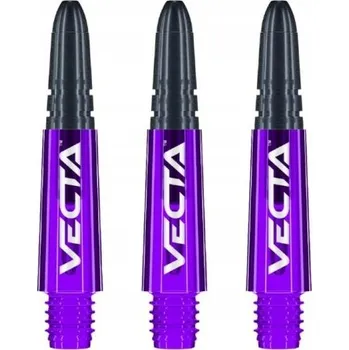 Příslušenství pro šipky Winmau Vecta krátké šachty fialové, 3 ks