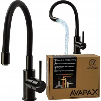 Vodovodní baterie Stojánková kuchyňská baterie Avapax LAPUR černá