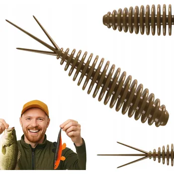 Umělá nástraha Libra Lures Turbo Worm Mini 35 038 Brown Cheese - Mini Twister / Rýbářská Nástraha