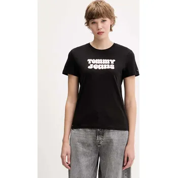 Tričko Tommy Jeans DW0DW21956 černá 99X, vel. M