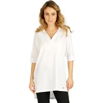 Dámská halenka Dámská halenka s krátkým rukávem Litex 5E084 bílá M