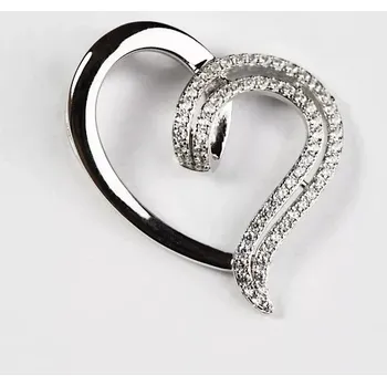 Přívěsek Kolour Silver - stříbrný přívěsek se zirkony