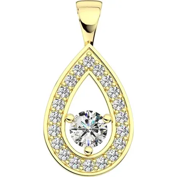 Přívěsek Zara Gold Briliant - přívěsek ze žlutého zlata s brilianty