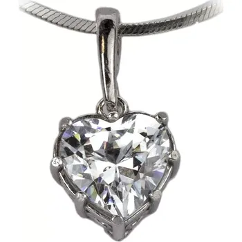 Přívěsek Silver Heart - stříbrný přívěšek tvaru srdíčka