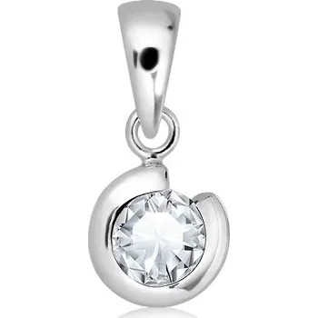 Přívěsek Torina S White Topaz - stříbrný přívěsek s bílým topazem