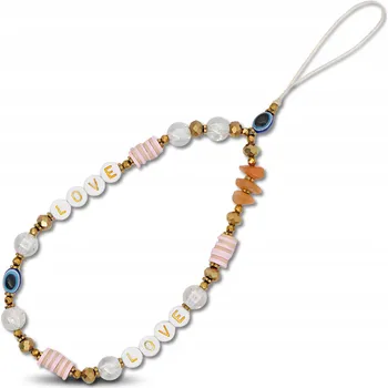 Šňůrka na telefon plast, vícebarevná