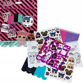 omalovánky OMALOVÁNKY S PLASTOVÝMI ŠABLONAMI, CASS FILM