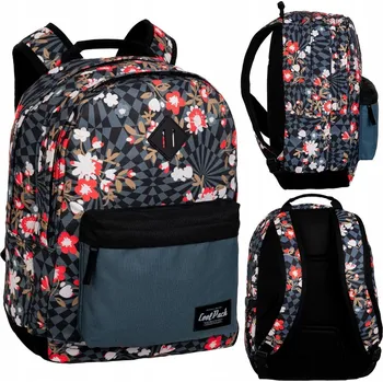 Školní batoh Vícekomorový Školní batoh CoolPack černý a růžový, 25 l