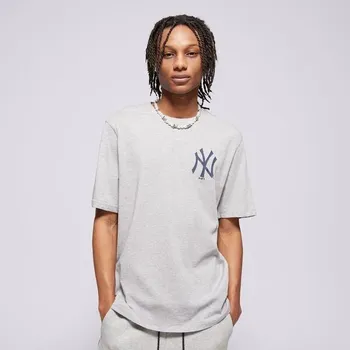 Pánské tričko New Era Tričko Mlb Pennant Nyy New York Yankees Šedá L