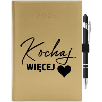 Kalendář Knižní kalendář 2026 A5 zlatý