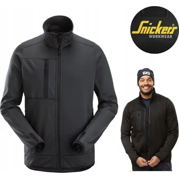 Moto bunda Fleecová bunda AllroundWork na zip 8059 Snickers 'S šedá