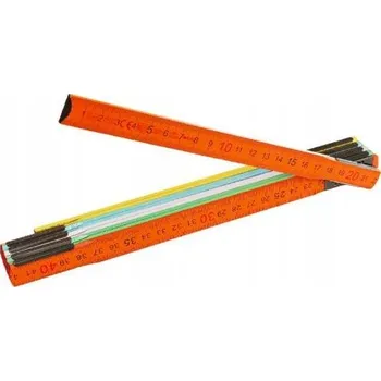 metr Metr skládací dřevěný PROFI, CE, barevný, 2 m ENPRO