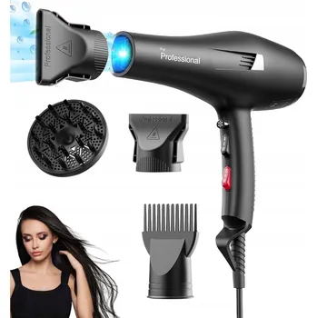 Fén PROFESIONÁLNÍ FÉN NA VLASY SILNÝ S IONIZACÍ, DIFUZÉREM A KONCENTRÁTOREM