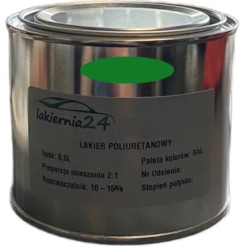 barva na kov Barva Polyuretanová průmyslová barva, polyuretanový lak lesklý 0,5l 2:1 RAL6029