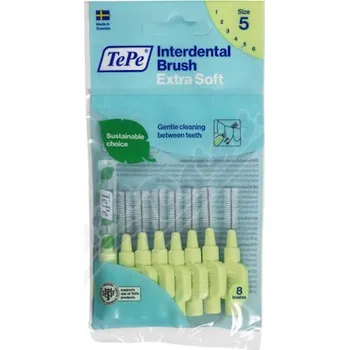 Zubní kartáček TePe meziz.kart.ExtraSoft size 5 Zelené 8ks 122265