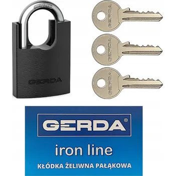 Visací zámek Visací zámek na klíč Gerda