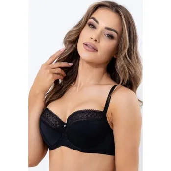 Podprsenka Polovyztužená podprsenka Biggi Nicole Černá 85H