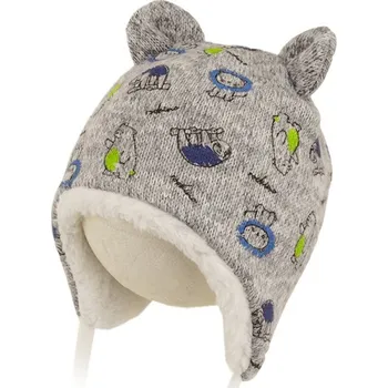Kojenecká čepice ROCKINO Dětská zimní čepice, zvířátka Varianta: 44cm