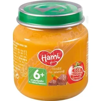 Dětská výživa HAMI Příkrm mrkev brambor hovězí 125g/5m 110883