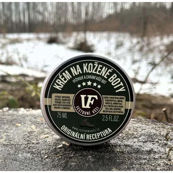 Přípravek pro údržbu obuvi Festovní věci Krém na kožené boty - terpentýn