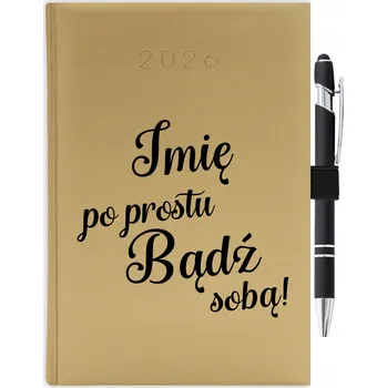 Kalendář Knižní kalendář 2026 A5 zlatý