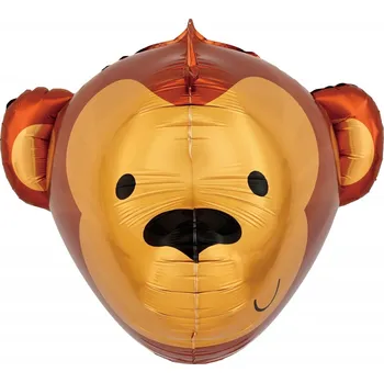 Balónek BALÓNKY k NAROZENINÁM OPICE velké 59 Cm 3D fóliové 1 Ks