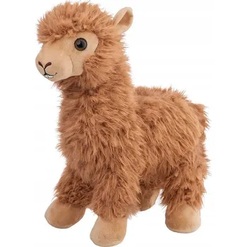 plyšák Plyšová Hračka Alpaka Hnědá Lama - 40 cm