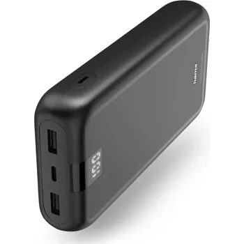 Powerbanka Hama Performance 24, powerbanka 24000 mAh, 3 A, výstup: 1x USB-C, 2x USB-A, LED displej 201711