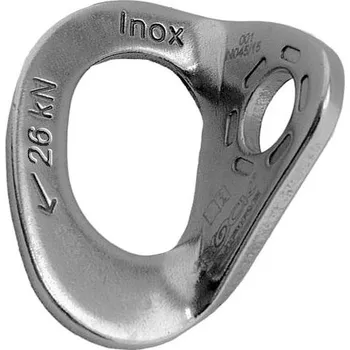 karabina Rock Empire Plaketa W stříbrná, 12 mm