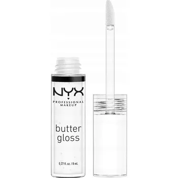 Lesk na rty NYX Professional Makeup Butter Lip Gloss Lesk na rty - Čirý (Transparentní)