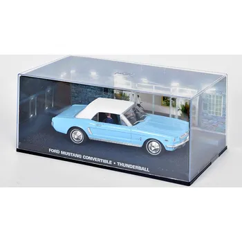 autíčko Eaglemoss Collection Ford Mustang Convertible Spider James Bond 1:43 časopis s modelem Ford Mustang Convertible Spider - kovový model auta