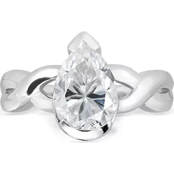 Prsten Edel S White Topaz - prsten ze stříbra s bílým topazem