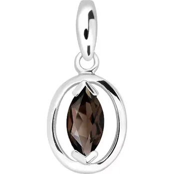 Přívěsek Ivor S Smoky Quartz - stříbrný přívěsek s quartzem