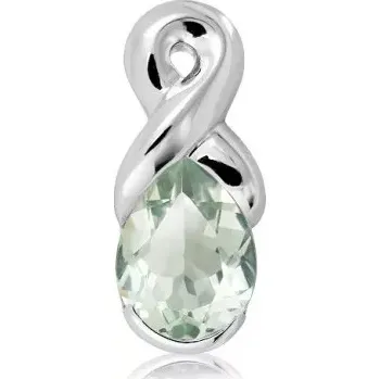 Přívěsek Maral S Green Amethyst - stříbrný přívěsek se zeleným amethystem