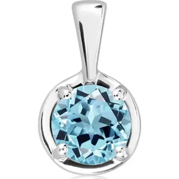 Přívěsek Hermes S Blue Topaz - stříbrný přívěsek s modrým topazem