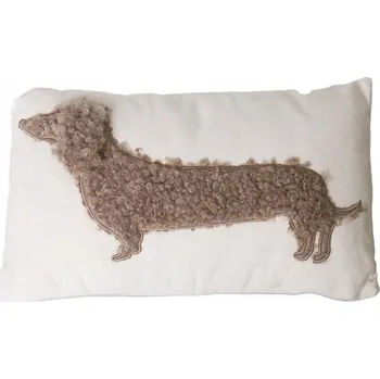 Polštář POLŠTÁŘ S JEZEVČÍKEM KRÉMOVÝ