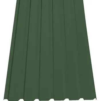 plechová krytina Satjam Trapezový plech SAT 18 NP polyester 0,5 zelená RAL6029