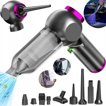 Vysavač Multifunkční ruční vysavač do auta 4 v 1 pro auto, domácnost i kancelář