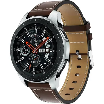 Řemínek na hodinky Enem Kožený CLASSIC rychloupínací řemínek 20mm - Tmavě hnědý IR-AWGW-0662